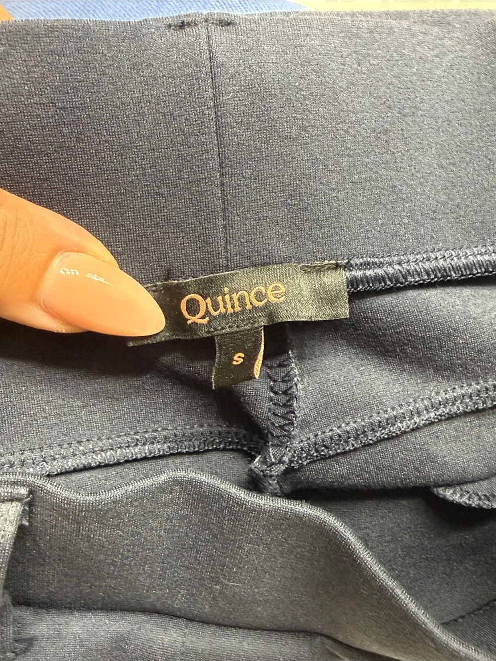 Quince Navy Dress Pants